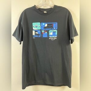 Amazon Prime Day 2024 Black Graphic T-Shirt, Sz MD